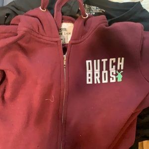 Dutch Bros Maroon Jacket